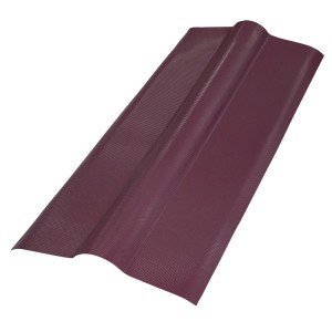 Faîtière rouge Gutta Guttanit+ pour toiture bitumée, 105x22x22 cm.