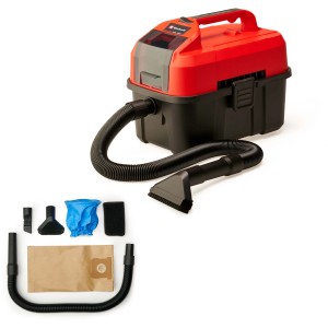 Einhell Power-X-Change TE-VC 18/10 Li-Solo aspirateur eau et poussière sans fil avec accessoires.