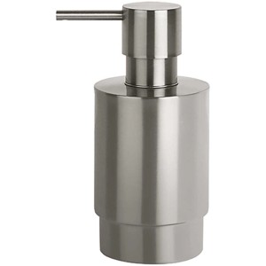 Spirella Seifenspender Nyo Steel Brushed, Edelstahl gebürstet, für moderne Badezimmer.