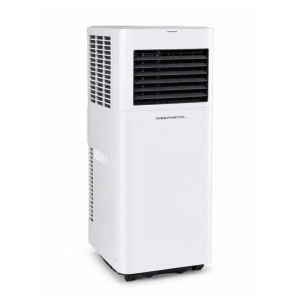 Condizionatore mobile Kibernetik Light bianco 7000 BTU. Unità 3in1 compatta per raffreddare, deumidificare, ventilare.