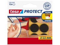 Tesa Filzgleiter rund Braun 22 mm