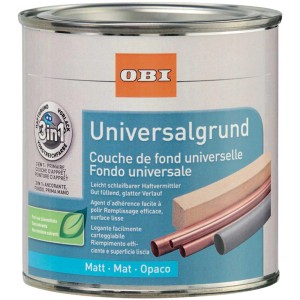 Dose OBI Universalgrund matt Weiss, geeignet für Innen- und Aussenbereich.