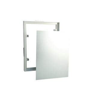 Cornice per piastrelle Marley 256x336 mm con piastra di supporto e magneti, plastica, bianco.