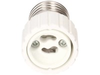 Adattatore portalampada da E27 a GU10 Bianco
