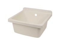 Ausgussbecken Kunststoff Weiss (HxBxT) 23 x 40 x 39 cm