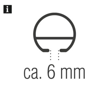 Tringle rideau 28 mm laiton vieilli 150 cm