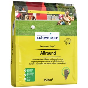 Paquet d'engrais universel pour gazon Schweizer Certoplant Royal Allround 2,5 kg.