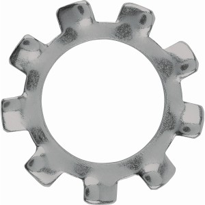 Rondelle dentelée inox Ø 5,3 mm / 20 pcs