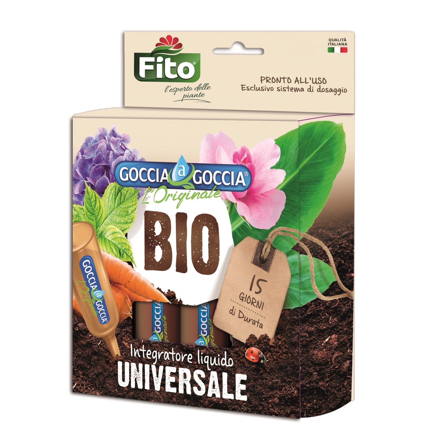 Fito Concime Goccia A Goccia Per Piante Grasse - Pronto All'Uso, Durata 15 Giorni, 8.1x5.6x14 Cm - Foto 9