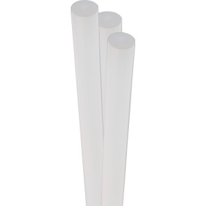 Steinel stick di colla bianchi, Ø 11mm, 10 pezzi, per pistole per colla a caldo.