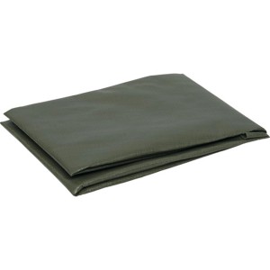 Copertura per compostiera Windhager, zincata, in robusto tessuto verde.