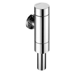 Schell WC-Druckspüler Schellomat Basic DN20 Chrome, conception robuste tout métal.
