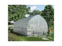 Gewächshaus Bella Silber (HxBxT) 219 x 244 x 482 cm