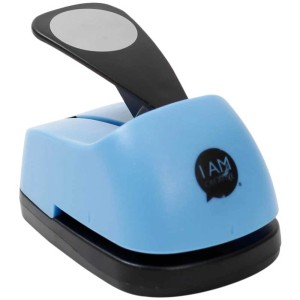 Perforatrice cercle, Ø 38 mm, bleu/noir, pour le bricolage et la décoration.