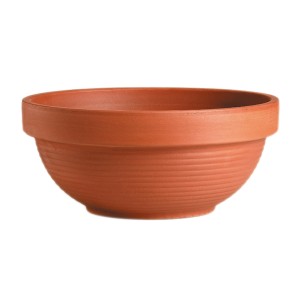 Cache-pot Deroma Gigante en terracotta, Ø 19 cm, en argile pour l'extérieur.