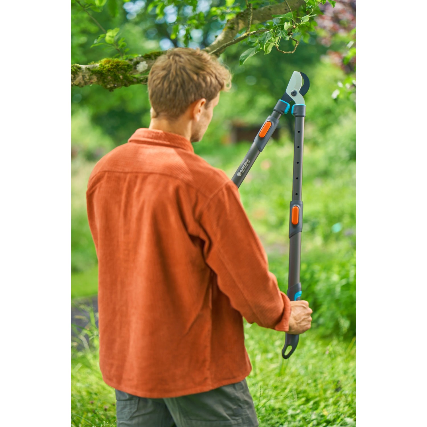 GARDENA TeleCut Pro L – Tagliarami Telescopico Professionale, Perfetto Per Rami Freschi Fino A 50mm