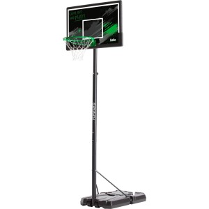 Canestro da basket Salta Forward, regolabile in altezza, con ruote alla base per un facile trasporto.