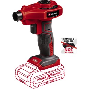Einhell Power X-Change CE-AP 18 Li-Solo pompe à air sans fil (batterie non incluse). Compresseur pour matelas pneumatiques et plus.