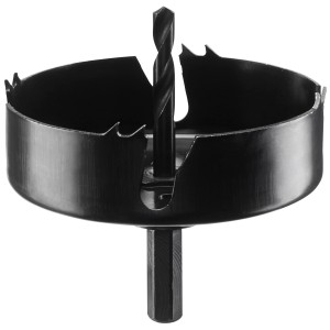 Tazza a corona Bosch 86 mm per faretti, strumento per fori precisi.