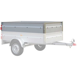 Stema Bordwandaufsatz per Variolux 750/850, accessorio per rimorchio auto per aumentare il volume di carico.