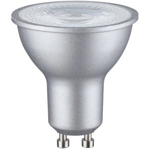 Lampadina LED GU10 Paulmann dimmerabile a luce bianca calda per interni.