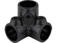 Dreiweg Eckstück 90° Schwarz