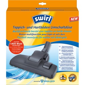 Bocchetta Swirl per aspirapolvere, adatta per tappeti e pavimenti duri.