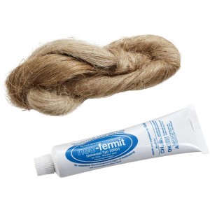 Set sigillante Fermit con sigillante universale Neo-Fermit e canapa, 2 pezzi.