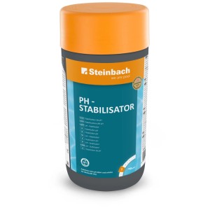 Steinbach Stabilisateur pH 1 kg pour la régulation du pH en piscine.