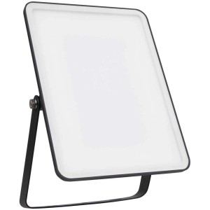 Schwarzer Ledvance LED-Außenstrahler Essential, 50W, Warmweiß, 4250 Lumen.