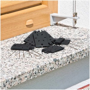Windhager Vogelabwehr Extension-Set aus Kunststoff mit Spikes zur Taubenabwehr.