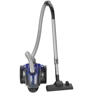 Aspirateur traîneau bleu Bomann BS 3000 avec tube télescopique et brosse pour sol.
