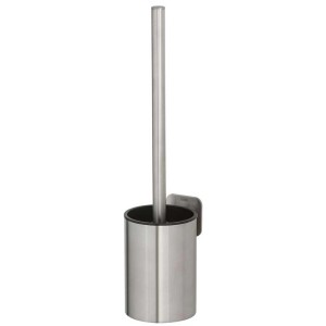 Brosse WC avec support Tiger Colar, inox brossé, pour montage mural.