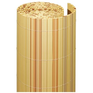 Paravento a listelli Videx Rügen in bambù arrotolato, 180x250 cm, per balcone e giardino.