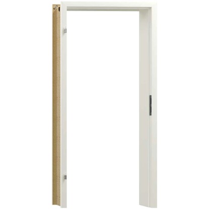 Zarge CPL DIN Links Weiss Seidenmatt (HxBxT) 202 x 75 x 8 cm