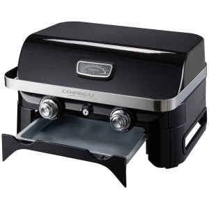Campingaz Attitude LX Grill da tavolo: Grill a gas compatto con due bruciatori e indicatore di temperatura.