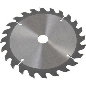 Lame de scie circulaire LUX-TOOLS HM, 160 mm, 24 dents, pour coupes de bois précises.
