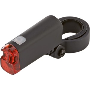 Éclairage de vélo à pile LED Prophete, 15 lux, pour fixation sur un vélo.