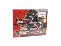 Deko-Weihnachtszug-Set mit Sound und Licht Mehrfarbig Länge 283 cm / 22-tlg.