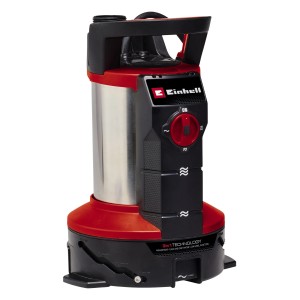Pompe pour eaux chargées Einhell GE-DP 7935 N-A LL Eco en acier inoxydable, rouge et noire.