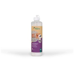 InsectoSec polvere per formiche in flacone bianco. Agente biologico contro formiche e insetti striscianti.