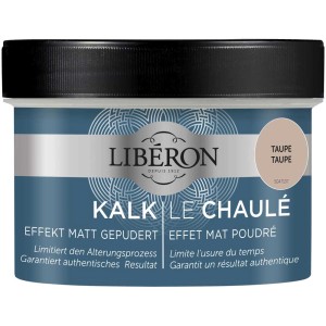 Libéron pittura effetto gesso Le Chaulé Taupe, barattolo da 0,25 l per autentici effetti su mobili in legno.