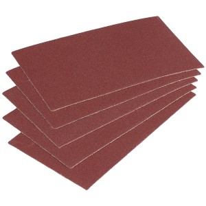 Strisce abrasive adesive Wolfcraft, grana 120, adatte per legno, lamiera e plastica.