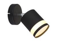 Globo LED-Strahler Lucero 1 x GX53 Mattschwarz 7 W / 364 lm