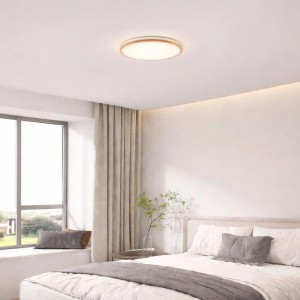 Brilliant Plafonnier LED Bario CCT Blanc Marron Ø 52 x 7 cm / 36 W / 3'800 lm