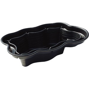 Ubbink laghetto preformato Iris SIII, 530 l, in plastica PE, con zone di piantumazione per il laghetto da giardino.