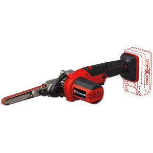 Einhell TE-BF 18 Li levigatrice a nastro a batteria con batteria, rosso/nero, per levigatura.