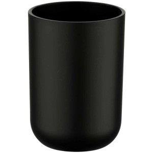 Portaspazzolino nero Wenko Brasil in plastica infrangibile.