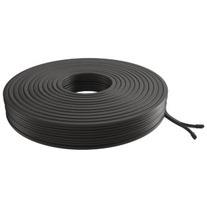 Cavo Schönenberger 24V, 30m, nero, per sistemi di illuminazione esterna.