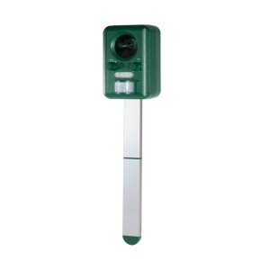 Dissuasore solare per animali Windhager per giardino, fino a 60m², con picchetto.